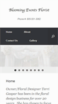 Mobile Screenshot of blooming-events-florist.com
